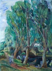 Bord De Riviere Et Sous-bois by Henri Epstein
