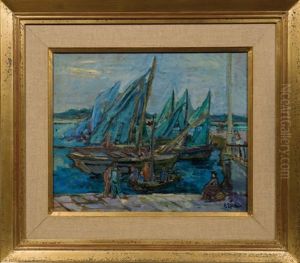 Au Port by Henri Epstein