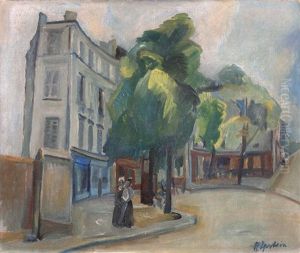 Un Coin De Montparnasse by Henri Epstein