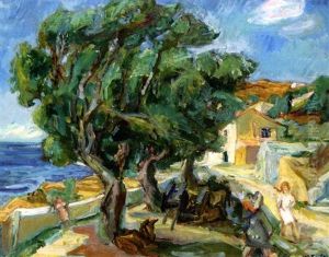Paysage Mediterraneen Anime