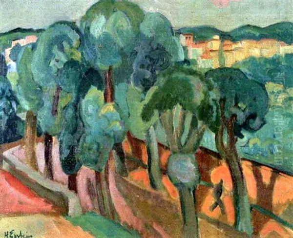 Paysage Aux Grands Arbres - view 1