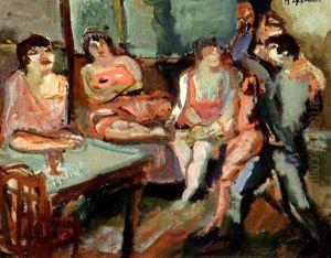 Interieur De Maison Close by Henri Epstein