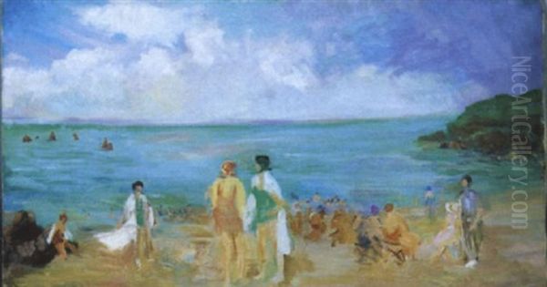 Baigneuses Au Bord De Mer - view 1