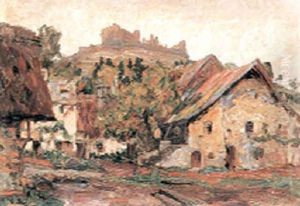 Village Dans La Campagne by Henri Epstein