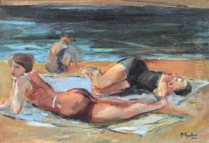 Le Bain De Soleil by Henri Epstein