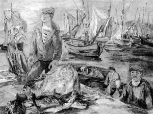 Retour De Peche A Concarneau by Henri Epstein