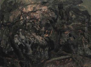 Paysage Aux Arbres Meles