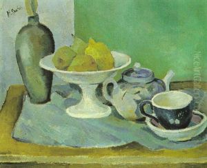 Still Life With A Teapot by Henri Epstein