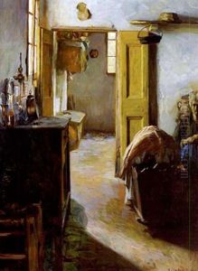 Zimmerinterieur Mit Wiege