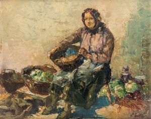 The Vegetable Seller by Erno Erb