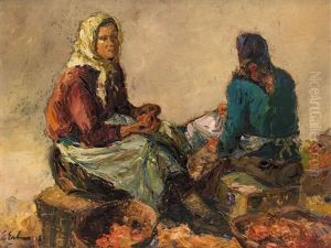 At The Street Market by Erno Erb