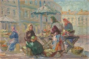 Street Market by Erno Erb