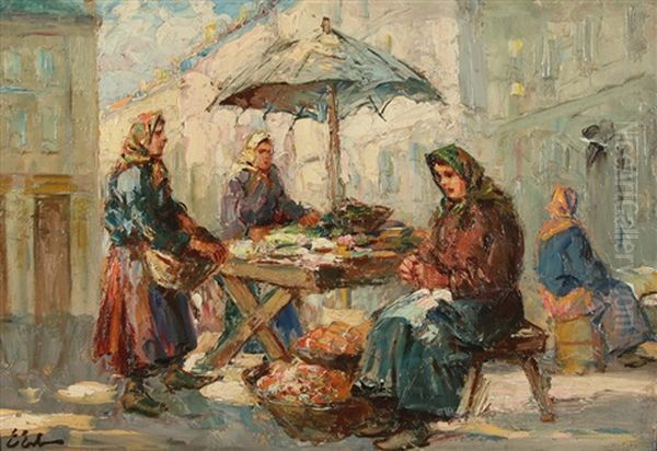 Lvov Market Sellers - view 1