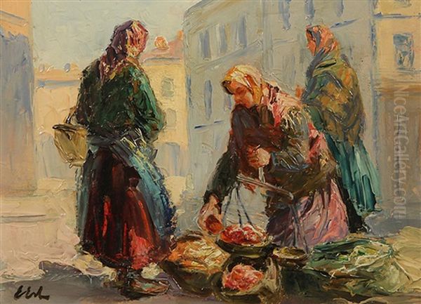 At The Market, Lvov - view 1