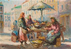 Stall Keepers by Erno Erb