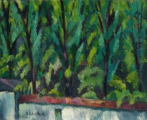 Waldstuck (gartenmauer) by Adolf Erbsloeh