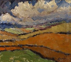 Rural Landscape by Adalbert Erdelyi