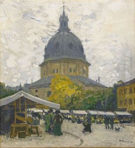 Ostermalmstorg Mot Hedvig Eleonora - Stockholm by Axel Erdmann