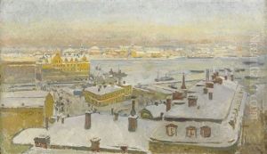 Utsikt Fran Soders Hojder - Stockholm by Axel Erdmann