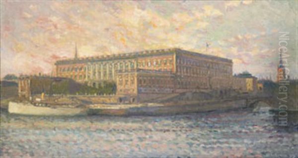 Vy Over Stockholms Slott Fran Strommen - view 1