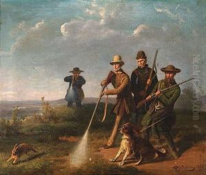 Die Sonntagsjager by Ludwig Erdmann