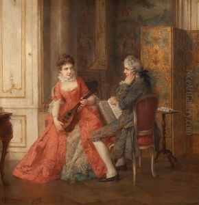 The Music Lesson by Otto Erdmann