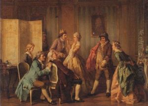 Preparing For The Fancy Ball by Otto Erdmann