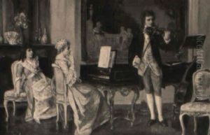 Das Hauskonzert by Otto Erdmann