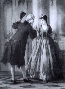 Die Begegnung by Otto Erdmann