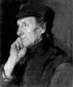 Portrat Des Vaters Des Kunstlers by Alois Erdtelt