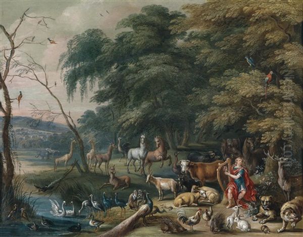 Orpheus Bezaubert Baume Und Tiere Mit Seinem Leierspiel - view 1
