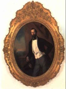 Portrat Af Mand Med Haj Hat Og Guldur by Georg Friedrich Erhardt