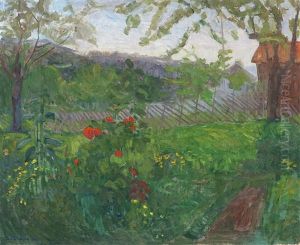 Garden With Flowers