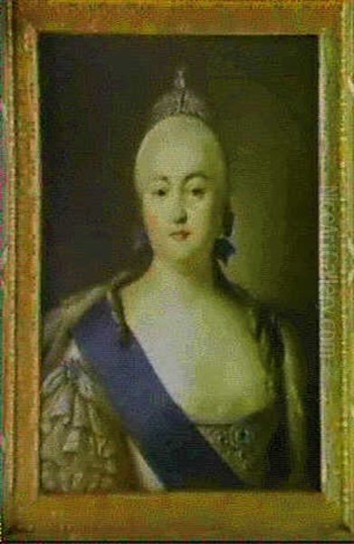 Portraet Af Elisabeth Petrovna, 1709-1782, Kejserinde Af    Rusland 1741-1762, Datter Af Peter Den Store Og Katharina I - view 1