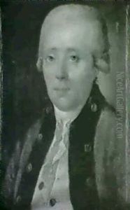 Portraet Af Von Jahren, Livlaege                            For Katharina D. Ii by Virgilius Erichsen