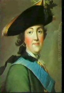 Portait Of Catherine The Great by Virgilius Erichsen