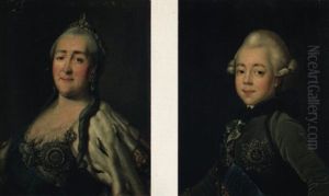 The Empress Catherine The Great by Virgilius Erichsen