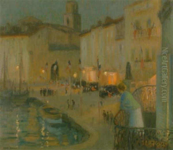 An Evening In A French Port - view 1
