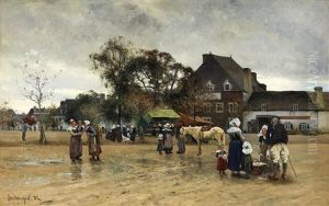 Torg I Concarneau by Johan Ericson