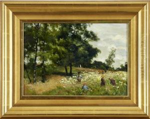Barn I Sommargronska (blekinge) by Johan Ericson