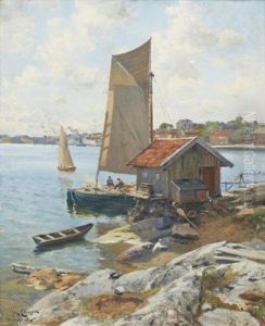 Vy Fran Muskeviken Mot Marstrandson by Johan Ericson