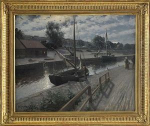 Flodlandskap by Johan Ericson
