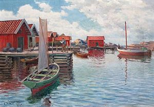 Fiskelage, Bohuslan by Johan Ericson