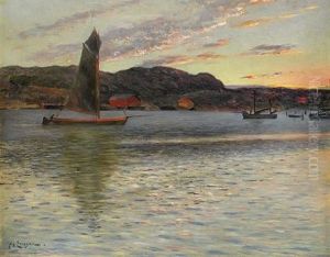 Aftonljus Over Marstrand