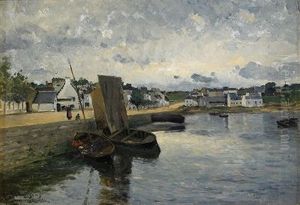 Stad Vid Vatten - Motiv Fran Concarneau