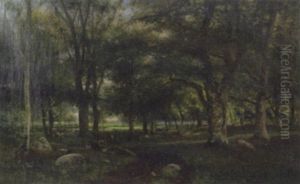 Cattle In A Wood
