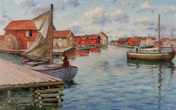 Fiskelage Med Batar Och Sjobodar - view 1