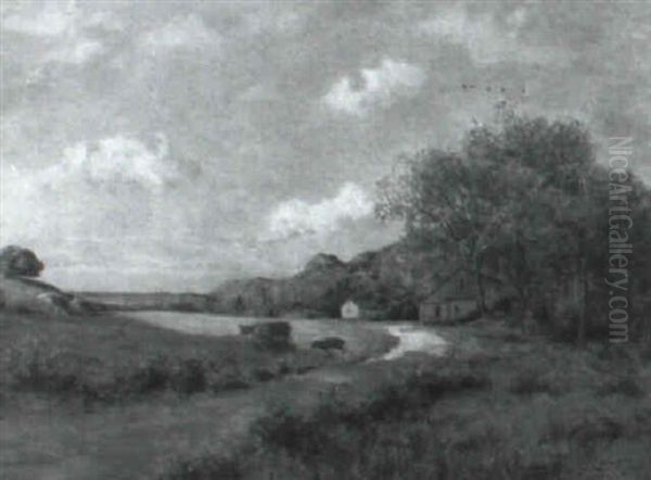 Klippigt Kunstlandskap Med Kor Pa ,ng - view 1