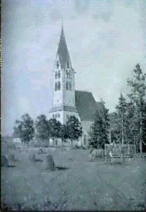 Landskap Med Kyrka-motiv Fran Dalhem, Gotland