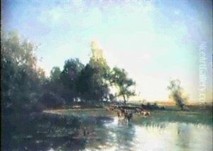 Sommarlandskap, Korna Vattnas by Johan Ericson